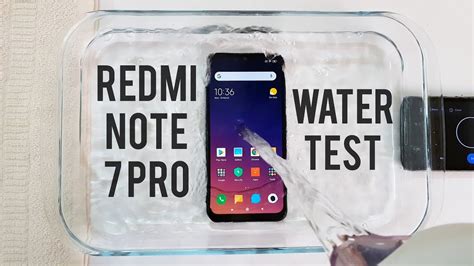 Redmi Note 7 is actually waterproof (kind of) .